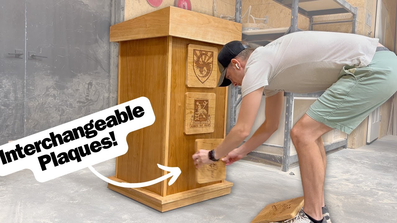 Building a Cherry Wood Podium // Step-by-Step Pulpit/Lectern Build