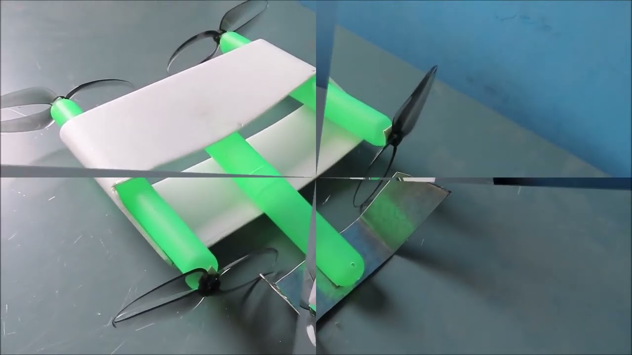 Three fuselages BOX-wing aerodynamical convertible DRONE-  high efficiency at VTOL& horizontal modes