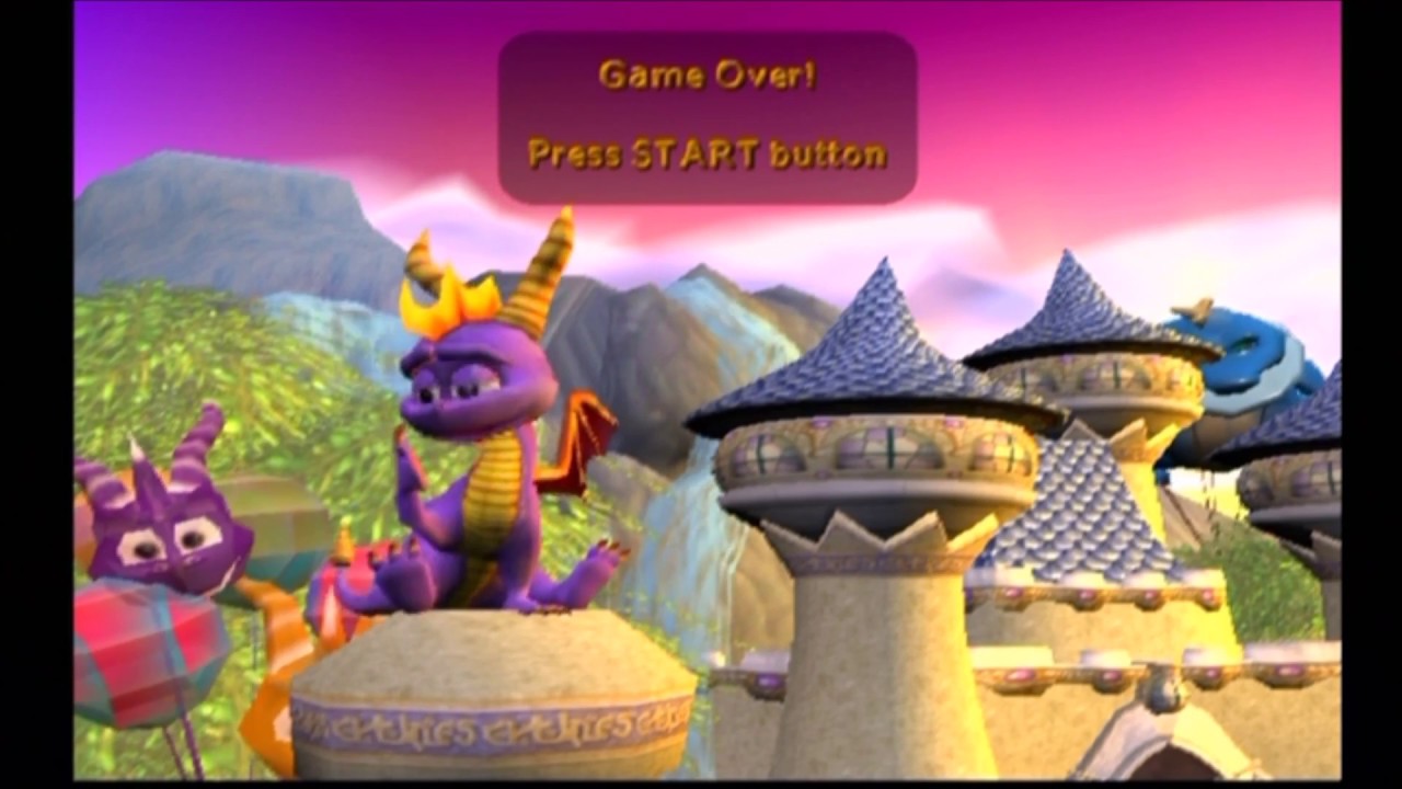 Spyro : Enter the Dragonfly - Level Transitions + Game Over