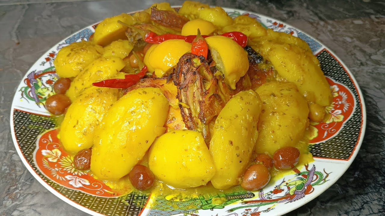 شحال فرحوا 🤗 ملي درت لهم الدجاج بالبطاطا والزيتون الاخر ما لقى حقو 😋✅