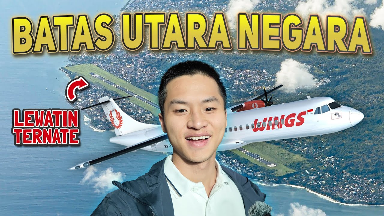 Menuju Kepulauan Paling UTARA di INDONESIA🤩⁉️ Terbang Perdana Menuju HALMAHERA UTARA🇮🇩✈️