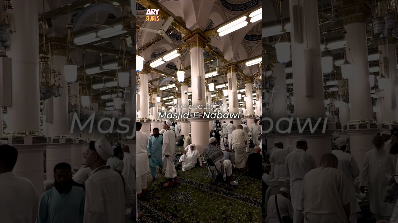 Some places leave you speechless. Masjid-e-Nabawi leaves your heart full. 🤍