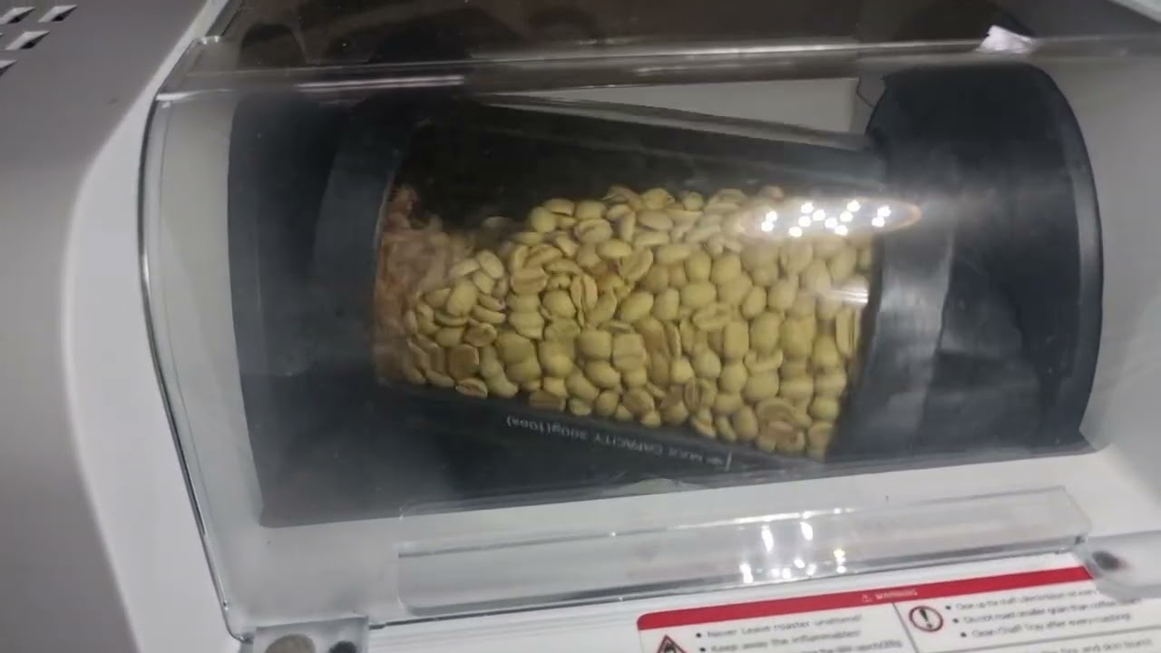 Gene Cafe CBR-301 roasting demo