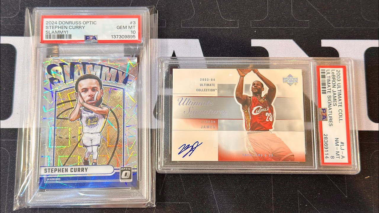 LeBron 新人簽名🔥 CURRY 稀有SSP SLAMMY! 「#球員卡 eBay 包裹開箱1/27」
