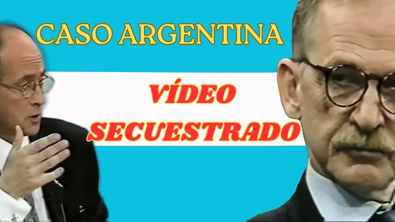 ESCÁNDALO EN ARGENTINA (I) VÍDEO SECUESTRADO de Antonio Escohotado en 