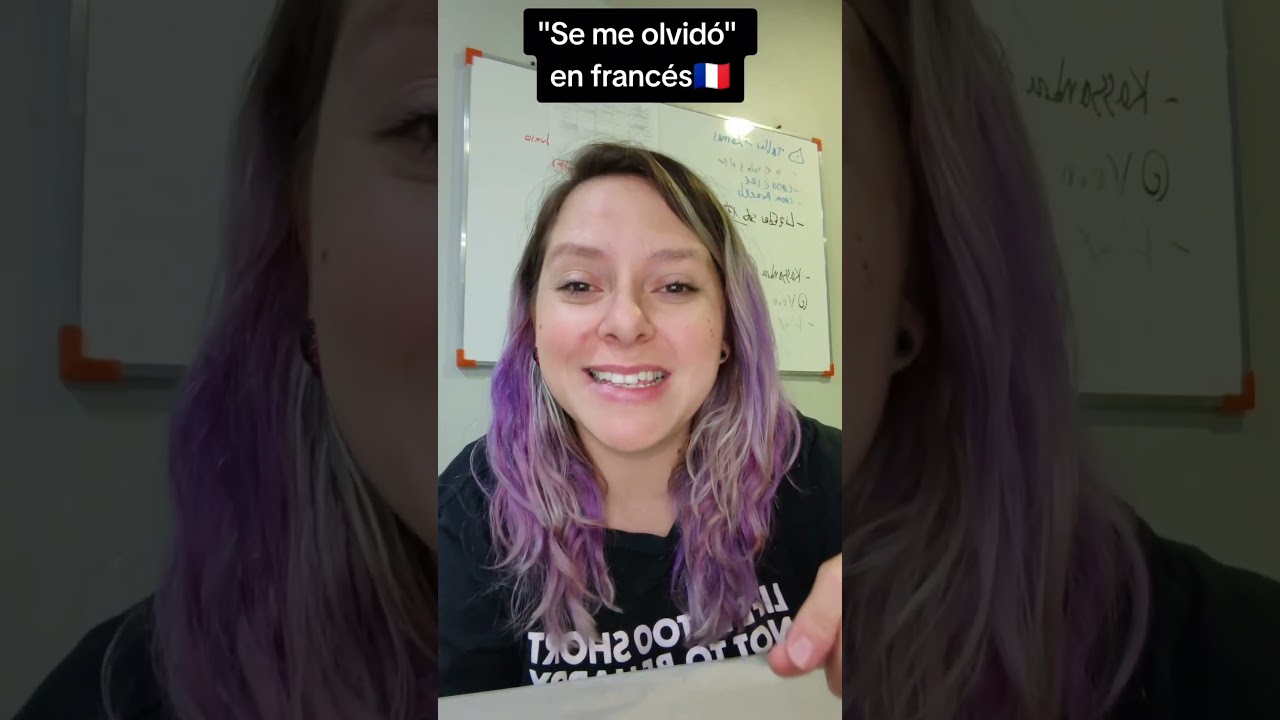 ⚠️Error com&uacute;n en franc&eacute;s🇫🇷:Se me olvid&oacute;#frances #fran&ccedil;ais #aprenderfrances #erroresfranc&eacute;s #fran&ccedil;ais