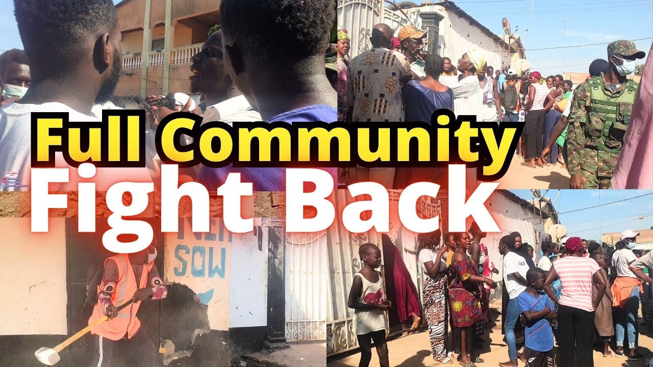 A whole Community in Tallinding Create Commotion