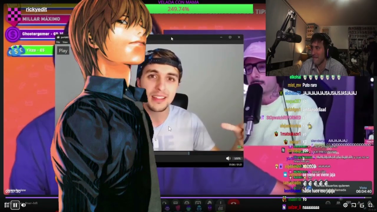 GUIBEL REACCIONA AL DEBATE DE DALAS Y RICKYEDIT PARTE 3