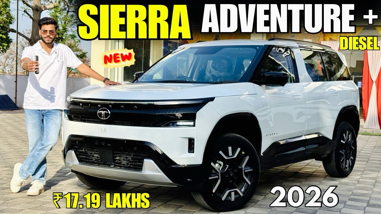 Tata Sierra Adventure Plus 2026 Detailed Review ✅ Sierra Adventure Plus Diesel Price & Features 🔥