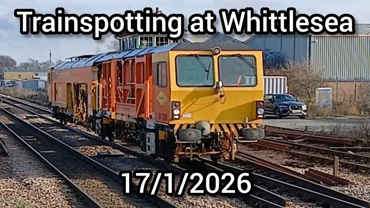 Trainspotting at whittlesea 17/1/2026