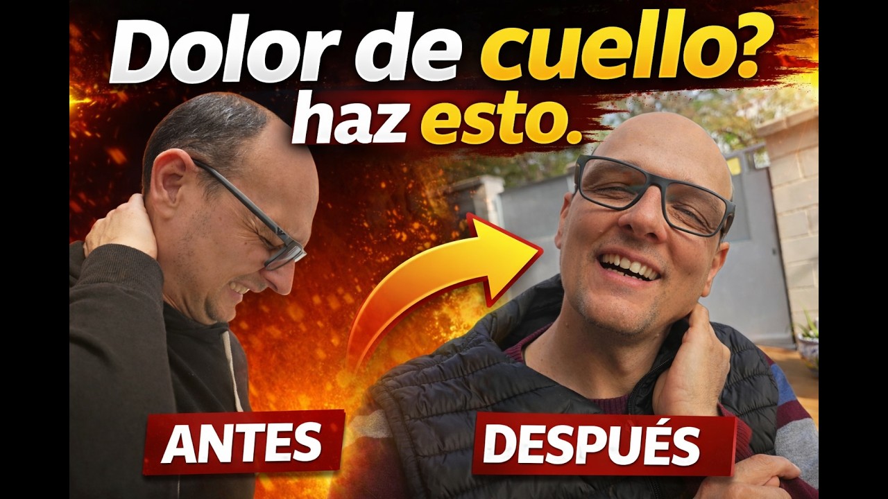 ¿Te mata el dolor de cuello?. Haz esto!
