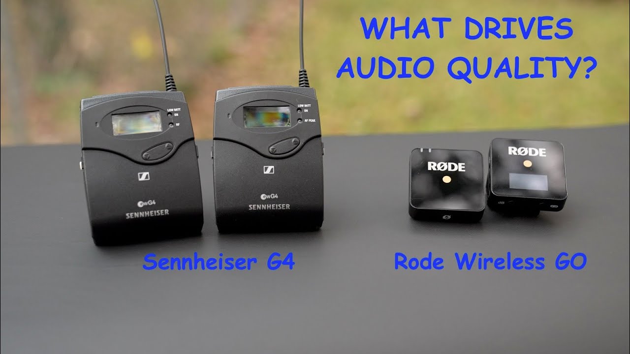 Rode Wireless GO and Sennheiser G4 Audio Comparison
