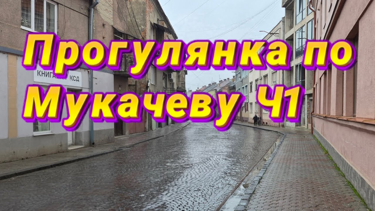 Прогулянка по Мукачево Ч1❄️🎄Вул.Недеці
