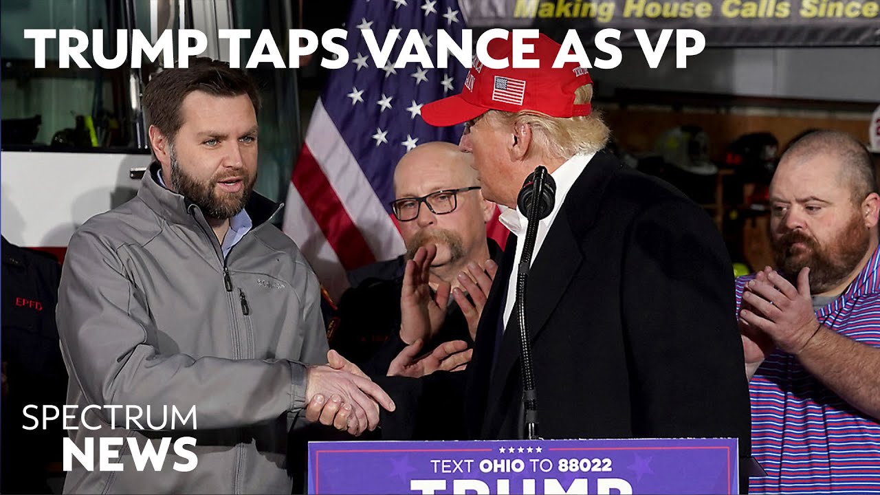 Trump Tags JD Vance As His Presidential Running Mate | Spectrum News