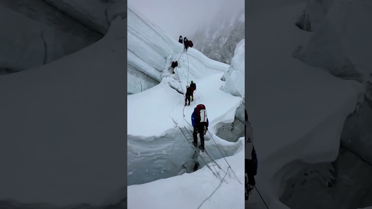 エベレスト登山の初視点! 標高8848 86メートル、空に一番近い場所、荘厳なエベレスト #世界旅行 #癒しの風景 #都市景観