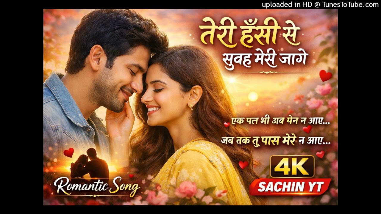 तेरी हँसी से सुबह मेरी जागे | Romantic Hindi Song | Heart Touching Love | 4K SACHIN YT