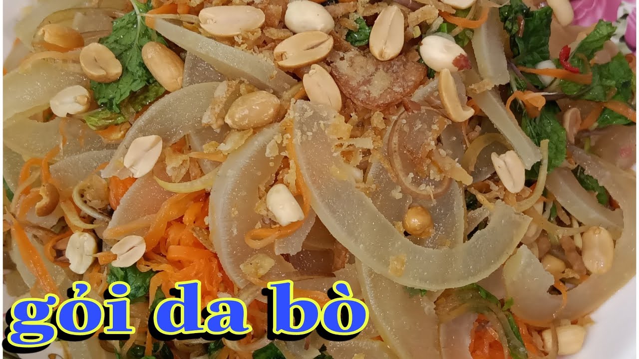 Cách làm gỏi da bò ngon giòn rẻ hấp dẫn dễ làm | BẾP BÌNH DÂN