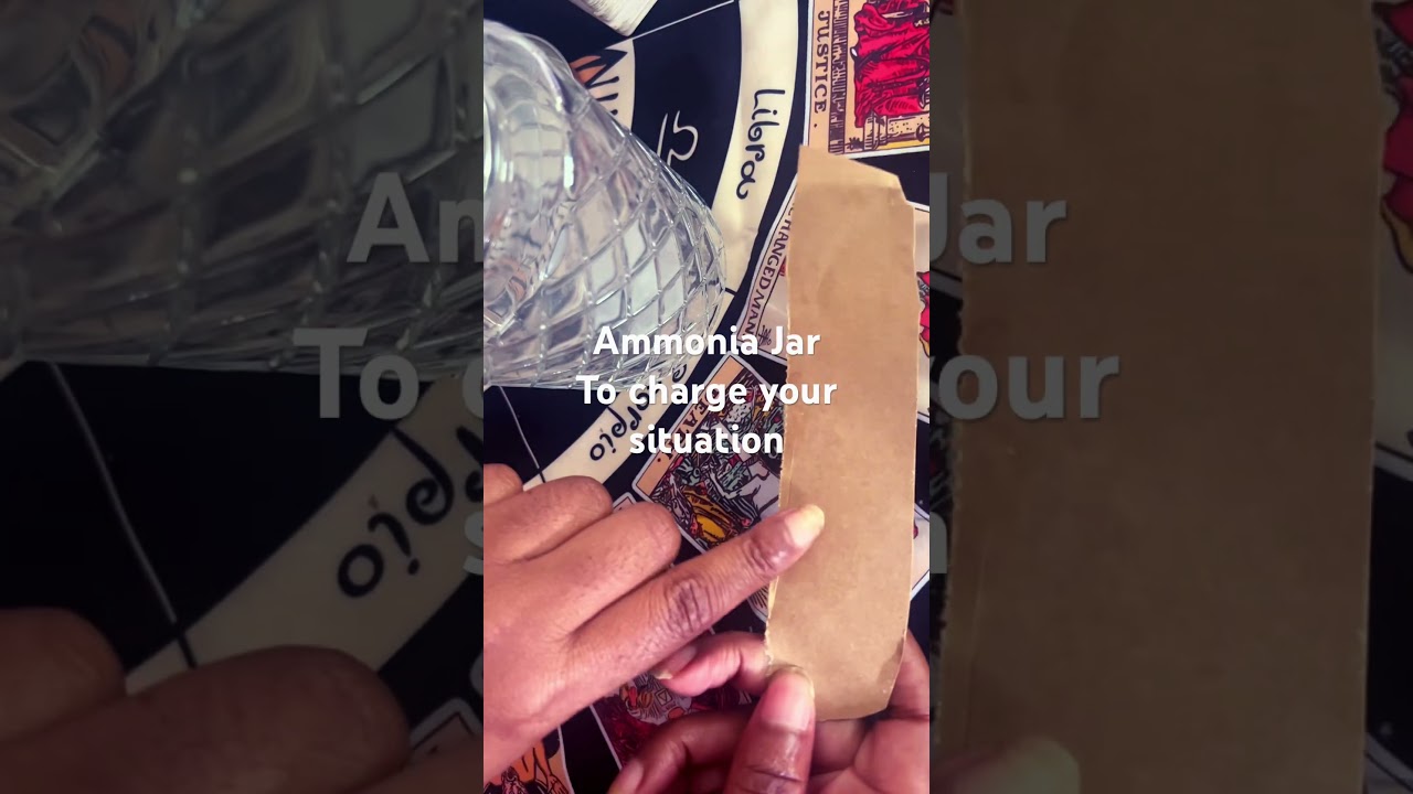 Ammonia Jar to change your situation #tarotreading #dailytarot #healingtarot #lovereadings