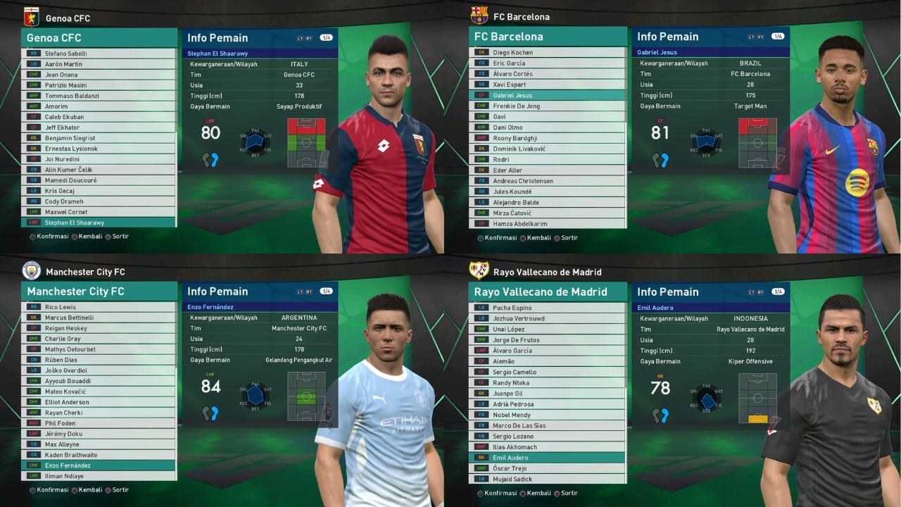 PES 2017 OPTION FILE LAST TRANSFERS UPDATE 04 SEPTEMBER 2026 T99 PATCH V20