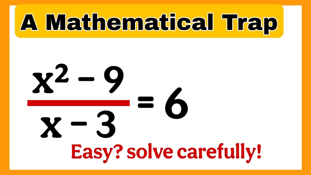A simple fraction that hides a mathematical trap| solve carefully 