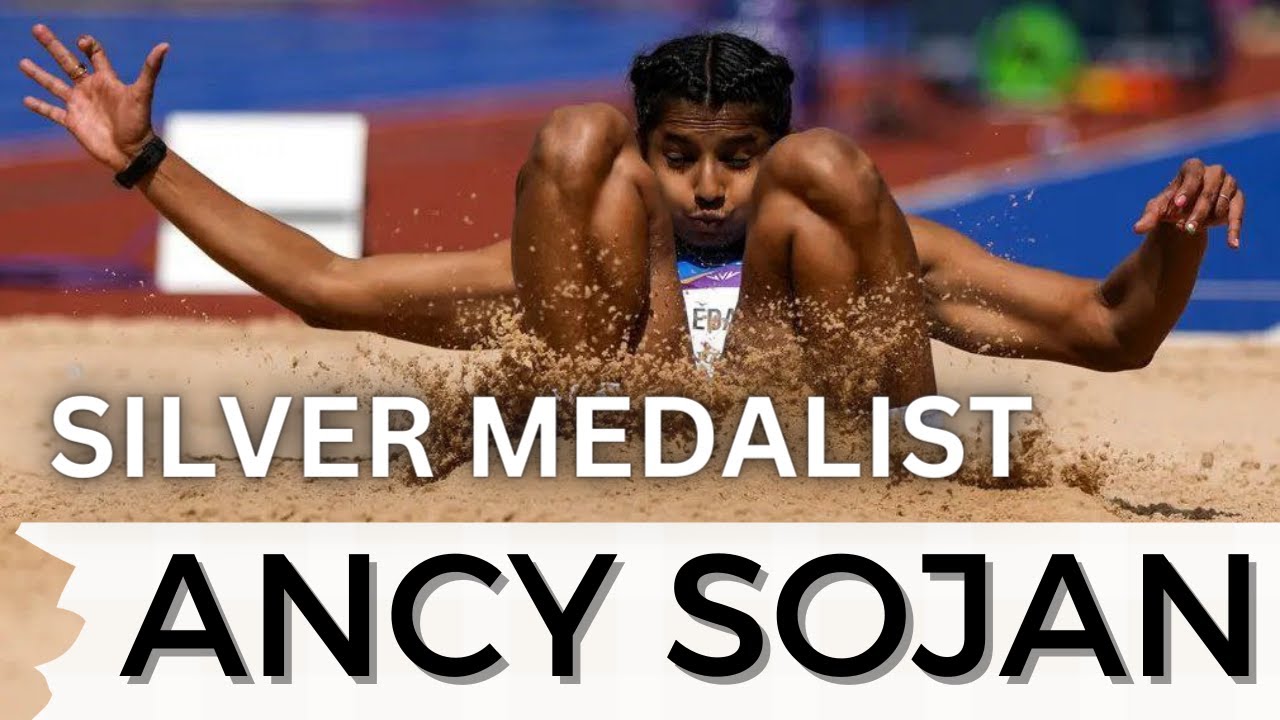 Ancy Sojan wins Silver Medal