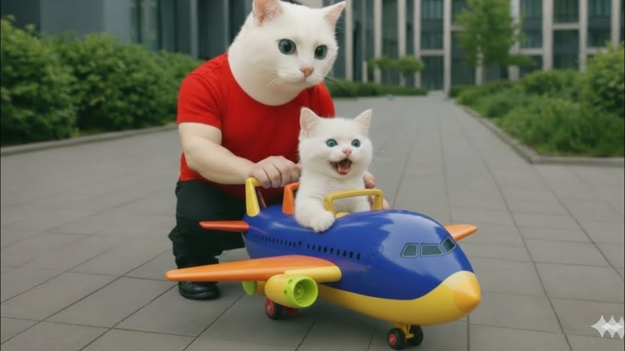 Heartwarming Kitten Story: Teased for Toy Airplane, Emotional Twist Ending ❤️🐱 Ai Cat  Story 