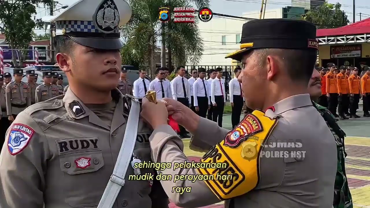 Polres HST laksanakan Apel Gelar Pasukan Operasi Ketupat Intan 2026, siap amankan Idul Fitri 