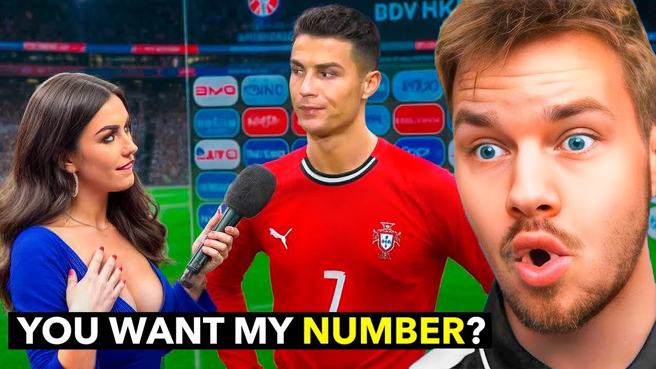 De UNDERLIGSTE øjeblikke mellem FODBOLDSPILLERE og journalister!