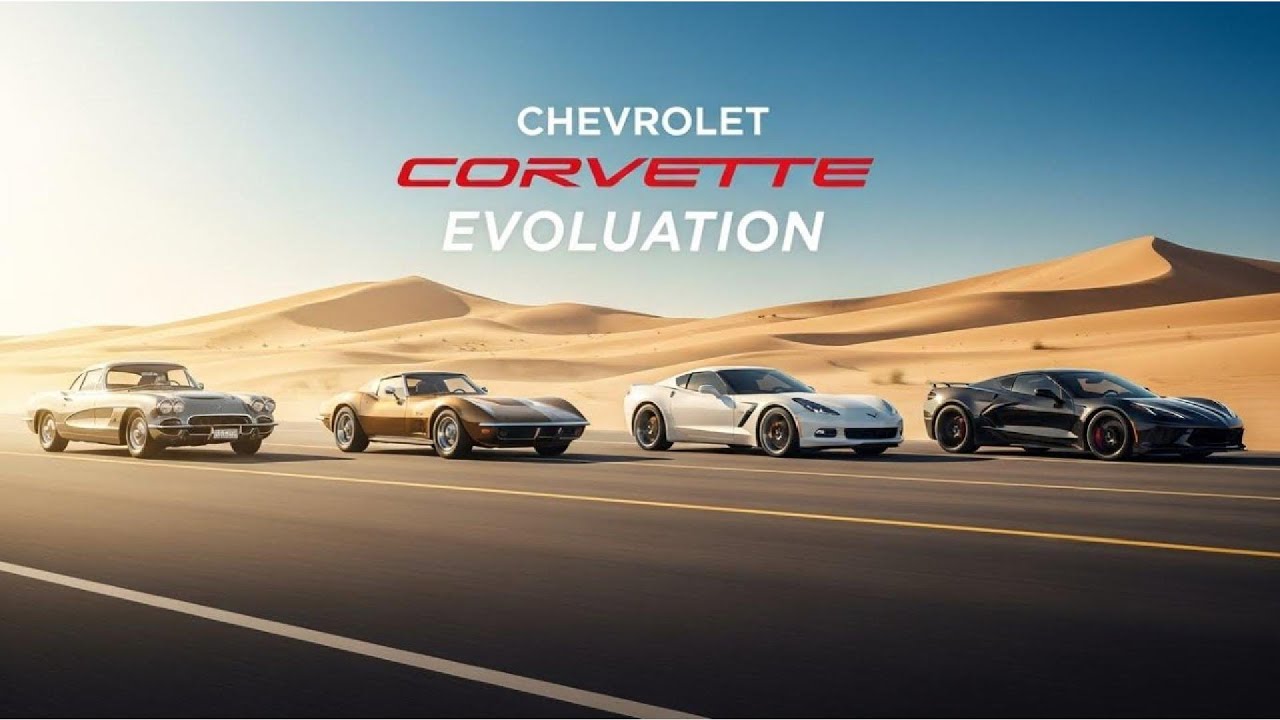 Chevrolet Corvette Evolution (1953–2025) | From Classic Vette to Supercar Beast | Auto Morph