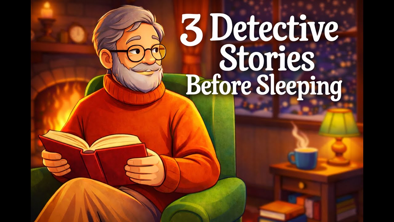 Detective Stories for Sleep 🕯️ Cozy Mystery Bedtime Reading | Relaxing Voice to Fall Asleep Fast