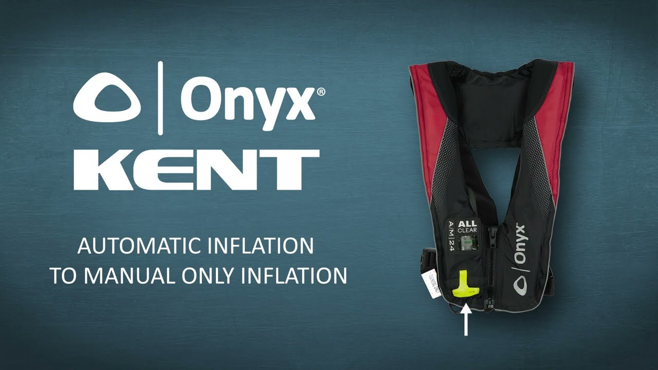 Onyx Inflatable Life Jackets - Converting from Automatic Mode to Manual Only Mode