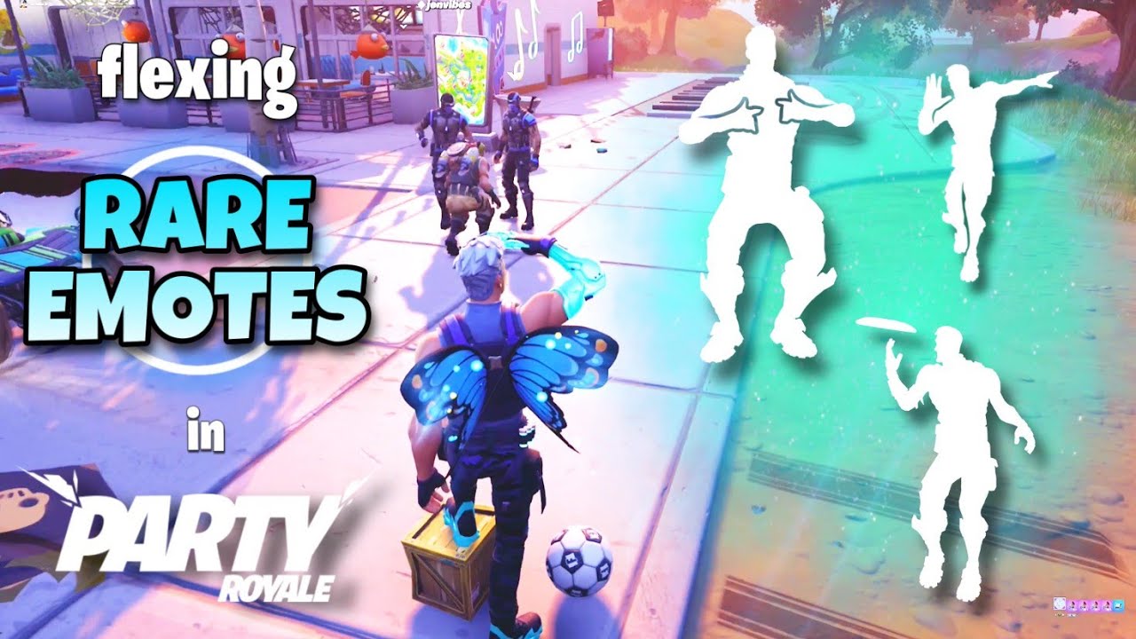 Funny Reactions and Timing Rare Emotes in Party Royale