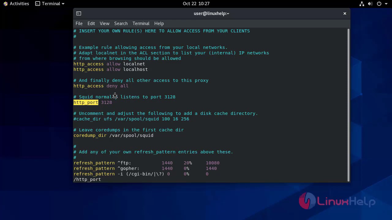 Как установить и настроить прокси-сервер Squid на CentOS 8.1
