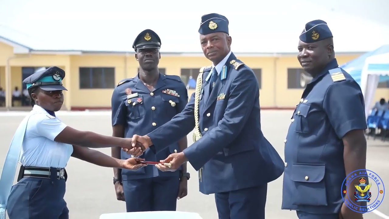 Ghana Airforce Dril and Military Police Course Graduation