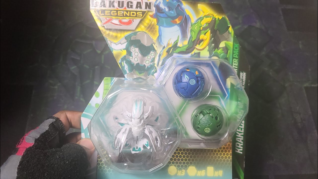 MARSHMALLOW SQUIDWARD! NEW BAKUGAN LEGENDS HAOS KRAKELIOS ULTRA 3-PACK UNBOXING!