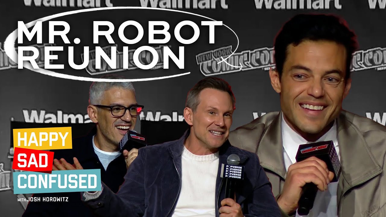 Воссоединение «Мистера Робота»: Рами Малек, Кристиан Слейтер и Сэм Эсмейл о сериале, который изме...