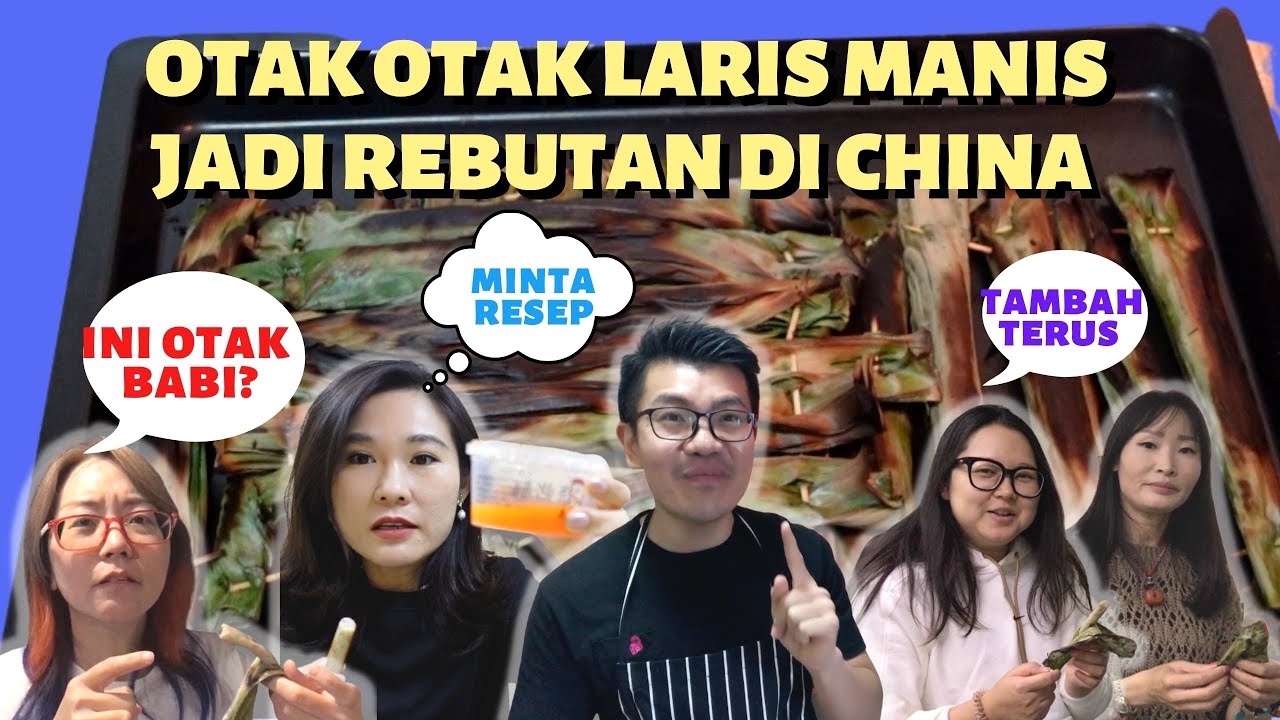 BIKIN OTAK-OTAK DI CHINA, HABIS GAK BERSISA DISERBU TEMAN KANTOR || REAKSI FOODBLOGGER CHINA