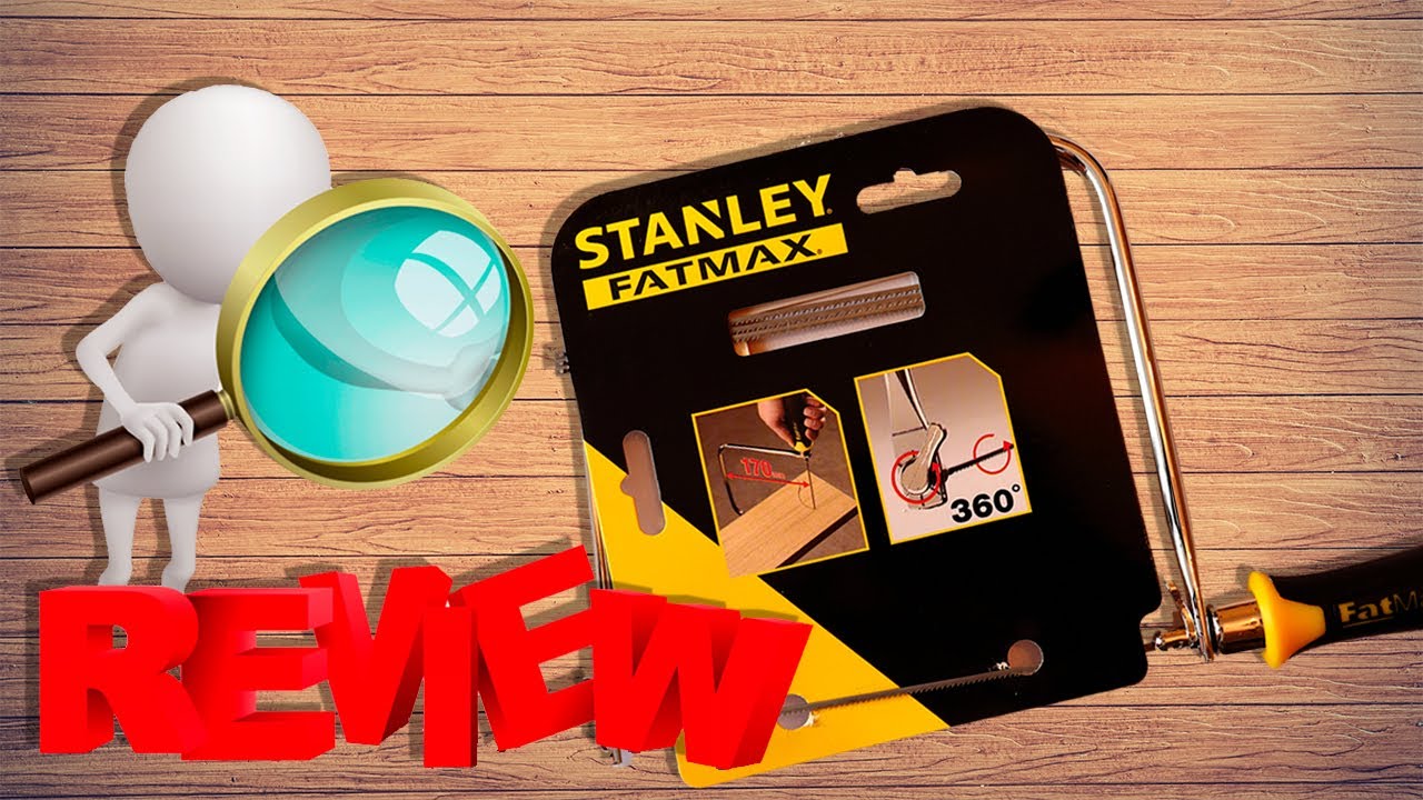 Обзор лобзика по дереву Stanley FatMax