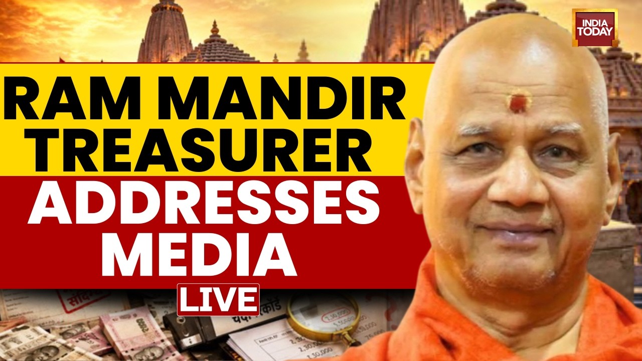 Ram Mandir Trust Press Conference LIVE: Ram Mandir Treasurer Addresses Media | Champat Rai