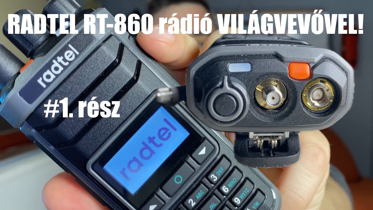 Kétsávos rádió világvevővel - Radtel RT-860 1. rész