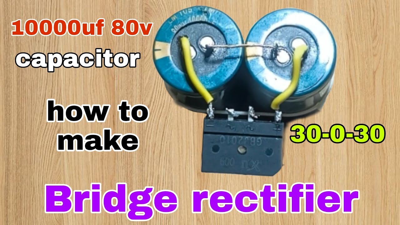 Bridge rectifier dc supply how to make 30-0-30 amplifier connection #amplifier #howtomake #dcsupply