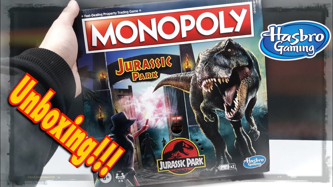 Jurassic Park Monopoly Unboxing!!!