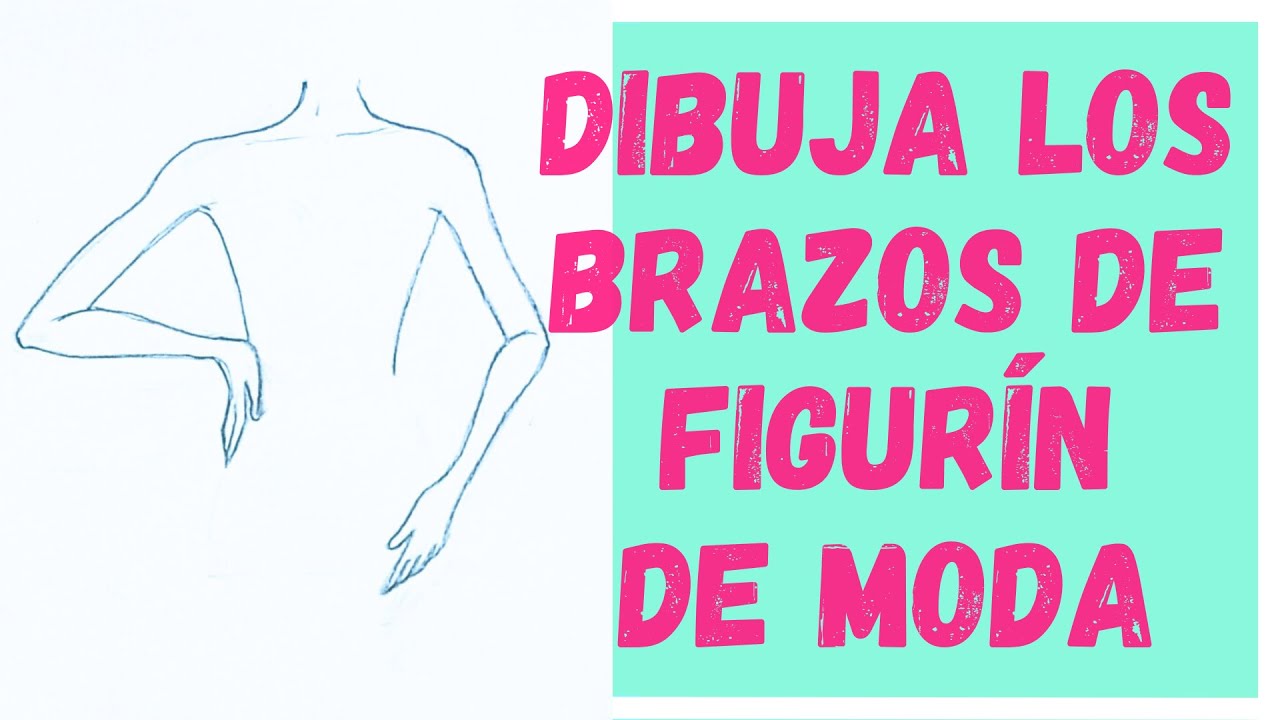 COMO DIBUJAR BRAZOS DE  FIGURÍN DE MODA| Diferentes POSES.