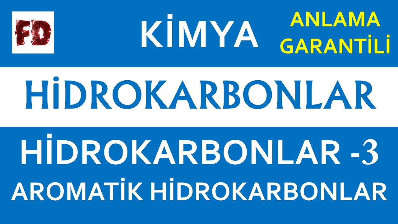 HİDROKARBONLAR 3 KONU ANLATIMI 11dk da ! [ DETAYLI ANLATIM ] ( ANLAMA GARANTİLİ )