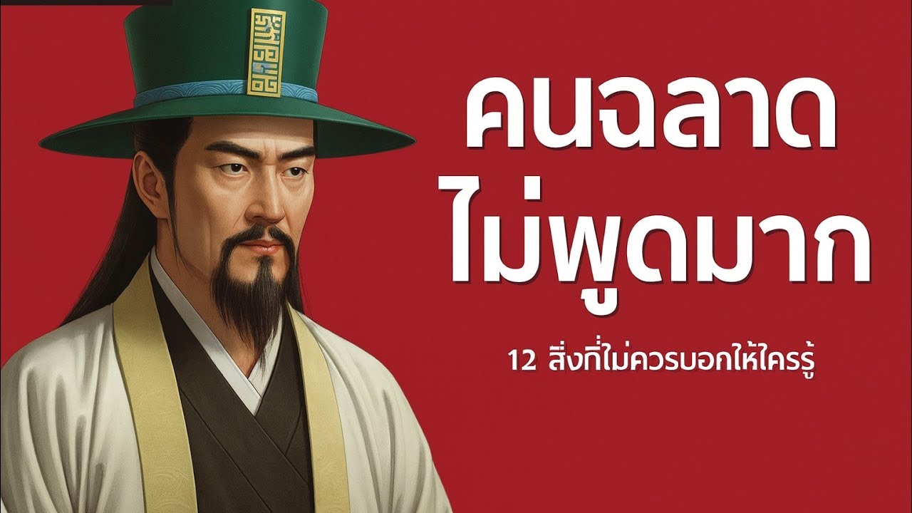 12 สิ่งที่ไม่ควรบอกใคร จิตวิทยาการใช้ชีวิตจากสามก๊ก | พัฒนาตัวเอง | จิตวิทยา |