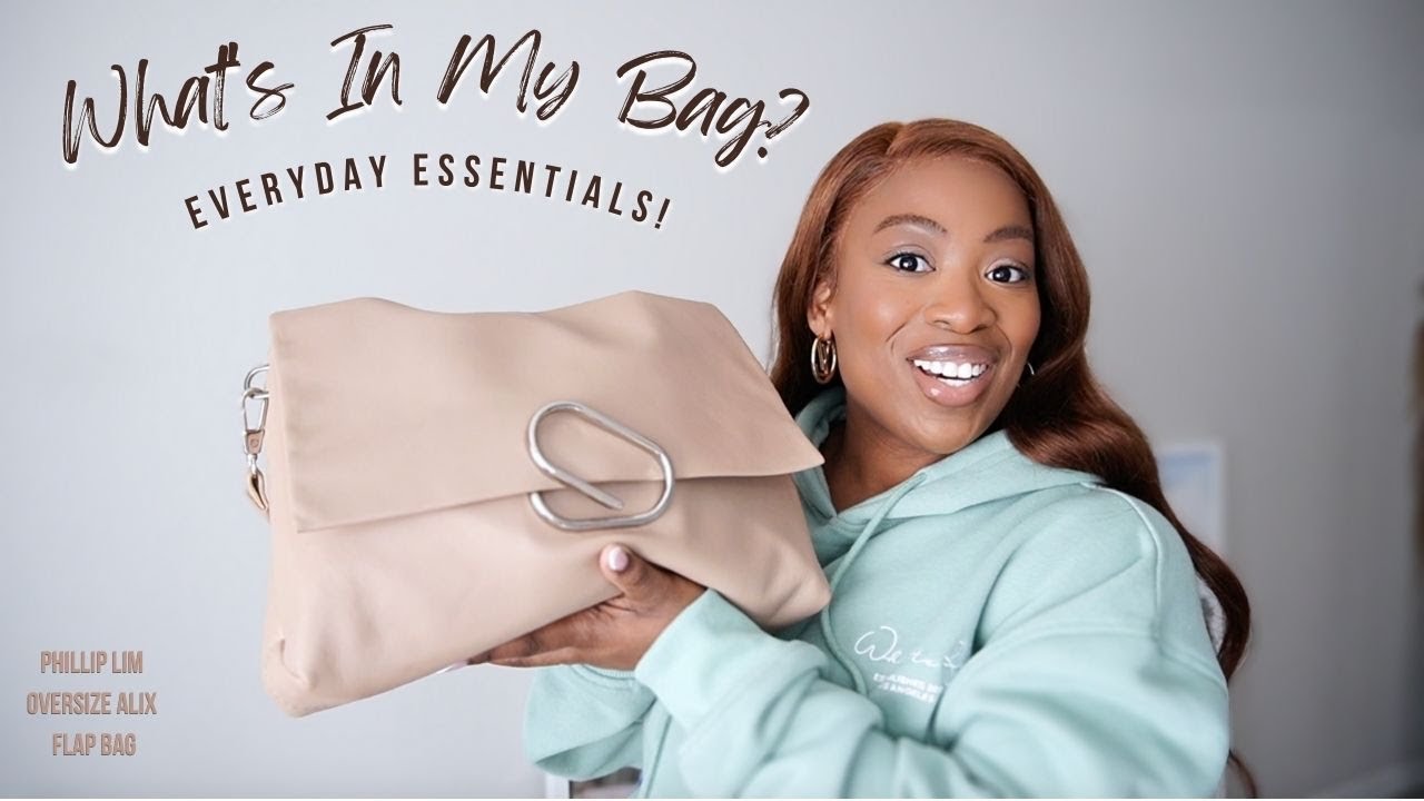 What's In My Bag? What's In My Purse? 3.1PHILLIP LIM ALIX FLAP BAG| Everyday Essentials | LEMOMLIFE&trade;