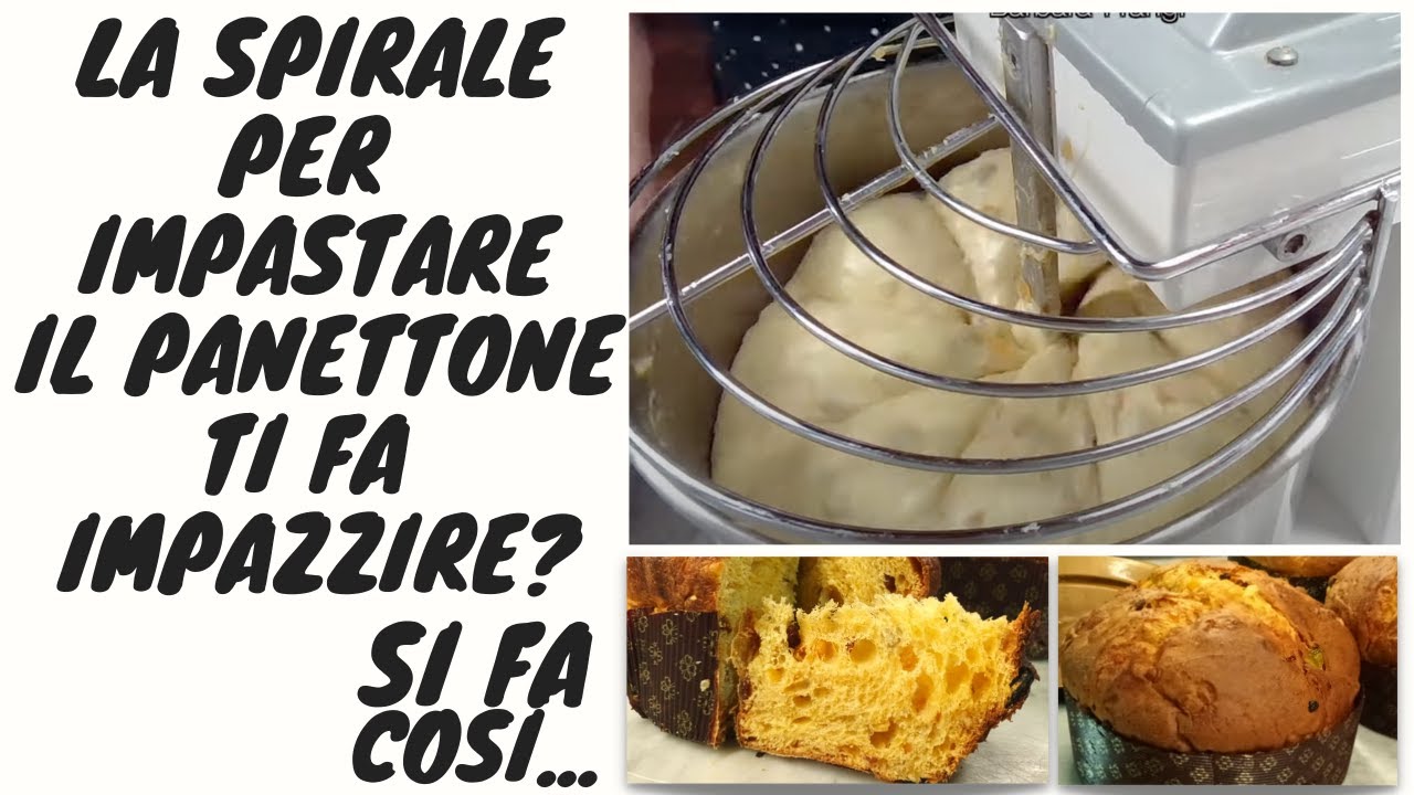 Panettone Milano Ezio Marinato impasto spirale