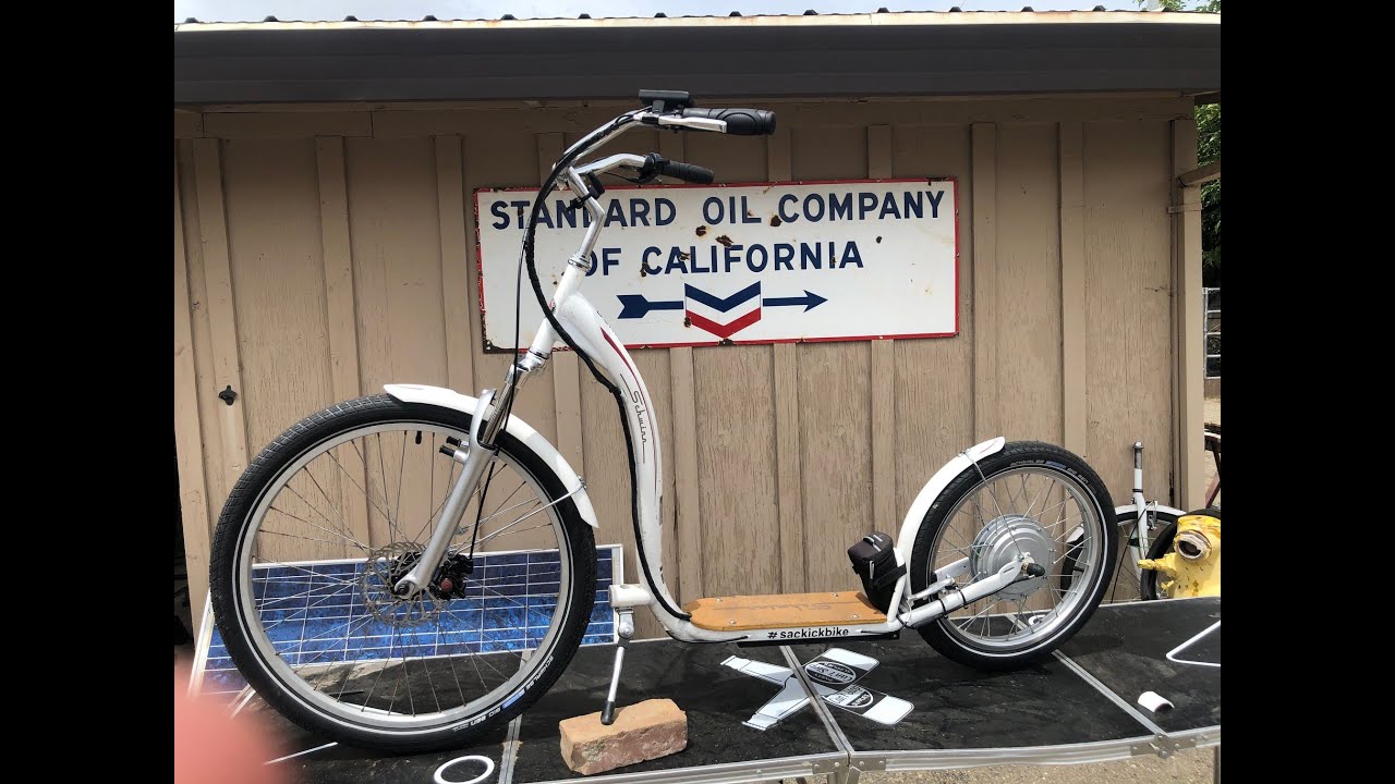Electric Schwinn Shuffle e-kickbike Adult Kick Bike Conversion Part 3 E-Cruiser Deluxe