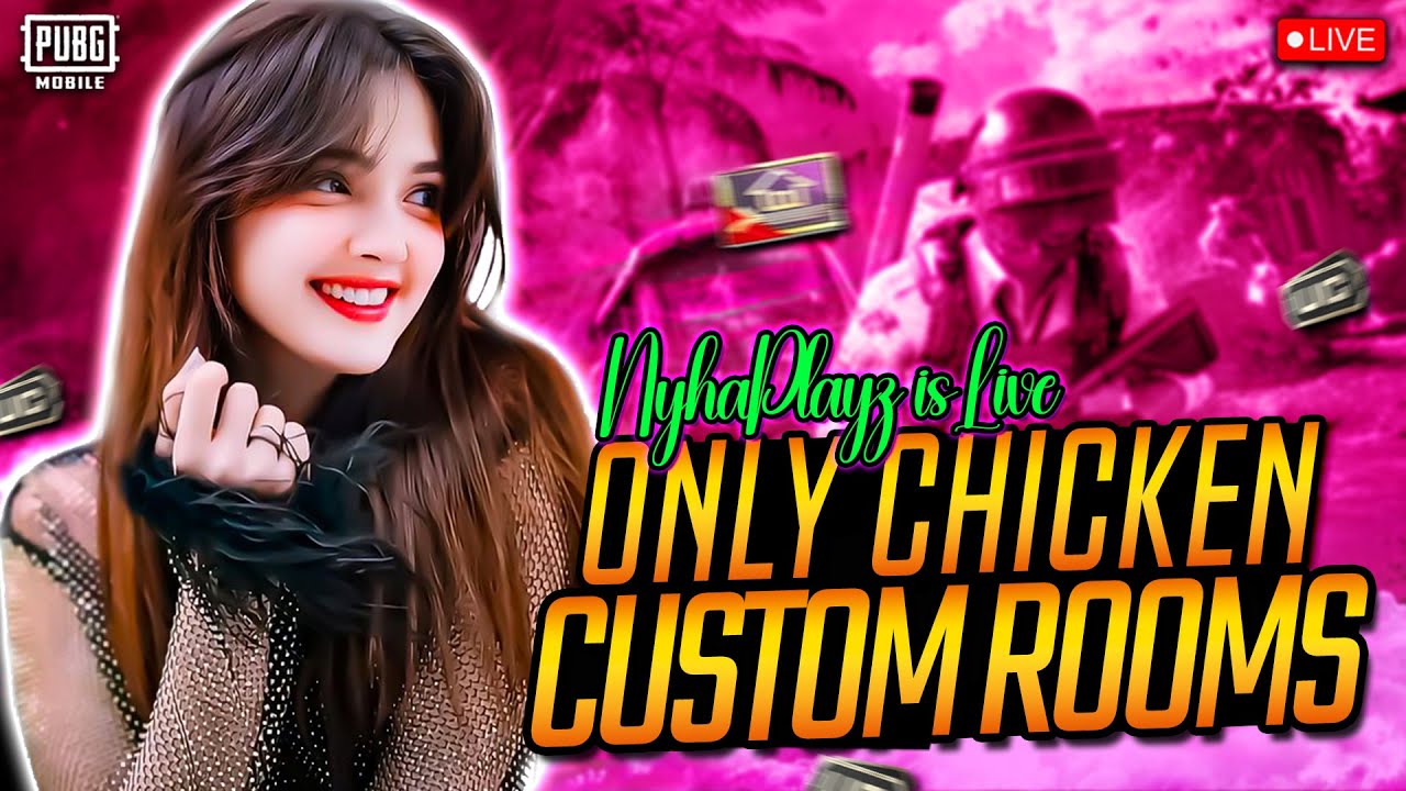 PUBG MOBILE LIVE | CUSTOM ROOMS | CASH GIVEAWAY | NYHAPLAYZ 