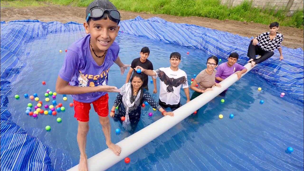 Pool Games With Family 😍 Maza Aagya